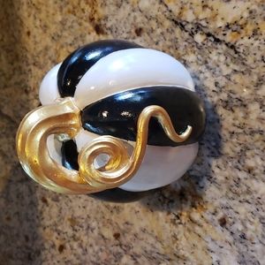 Stripped painted Pumpkin